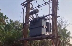 Electricity Dept employee injured due to shock while repairing transformer at Ponda