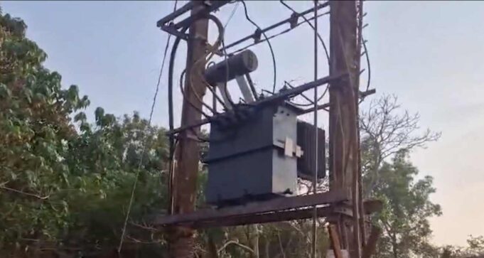 Electricity Dept employee injured due to shock while repairing transformer at Ponda