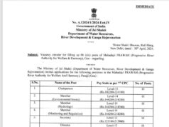 Union Jal Shakti Ministry announces 6 vacancies for Mahadayi PRAWAH