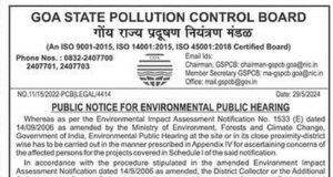Public hearing for Sirigao-Mayem mining Block II scheduled on June 19 at Bicholim