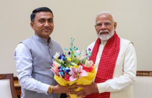 CM Sawant meets PM Narendra Modi & Central top brass in New Delhi