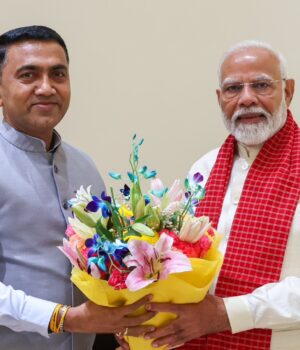 Sought guidance & support from PM Modi to build Viksit Goa: CM after meeting PM & Union Ministers