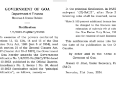 Govt to charge 100% additional licence and licence renewal fee to liquor shops within 100 meter radius of Educational Institutes & religious places