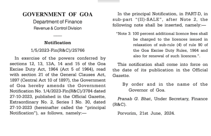 Govt to charge 100% additional licence and licence renewal fee to liquor shops within 100 meter radius of Educational Institutes & religious places