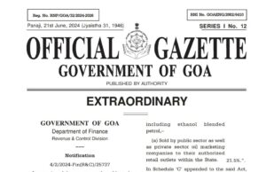 Petrol and Diesel prices to be hiked in Goa from tomorrow