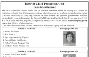 Child Protection Unit to declare 2 children free for adoption if family does not contact within 60 days