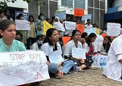 Kolkata Doctor Rape & Murder: Doctors stage protest outside GMC Hospital