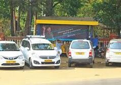 Taxi Operators held rally in Pernem for their pending demands at Mopa Airport
