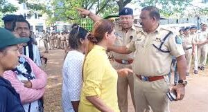 Offence registered against 500 Margao protesters for unlawful assembly and blocking of road