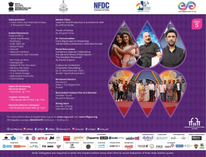 IFFI Day 5, Nov 24,2024