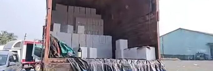Lakhs worth illegal liquor, trucks and fake vehicle number plates seized in Usgao raid; 4 held