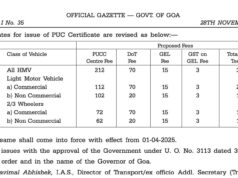 PUC Certificate fees hiked by Transport Dept