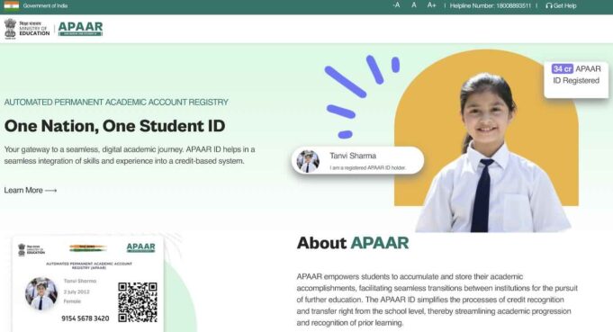 Education Dept targets complete saturation of APAAR IDs for School students in Goa