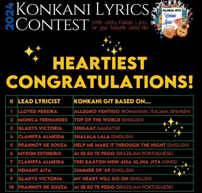 Global Melodies in Konkani Contest : Strengthening avoi-bhas through music