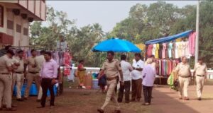 Tension at Navdurga Temple in Marcaim between villagers and priest