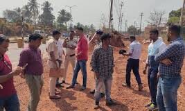 Fuel pipeline damaged during road works; disaster avoided as pumping was off