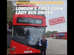 EXCLUSIVE: London’s first Goan Lady Bus Driver Icy Fernandes sings Konkani song