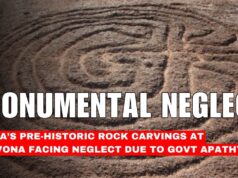 MONUMENTAL NEGLECT: Rivona’s pre-historic rock carvings face neglect due to govt neglect