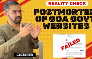 REALITY CHECK: Postmortem of Goa Govt Websites!