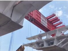 Guirim: Segment of under-construction elevated corridor collapses, two injured