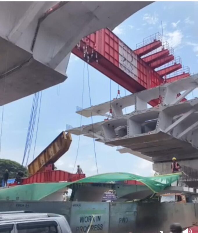 Guirim: Segment of under-construction elevated corridor collapses, two injured