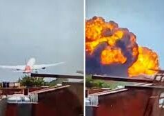 Plane crashes in Ahmedabad, rescue operations underway