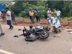 Two dead, 2 injured in bike collision at Bethora Near Ponda