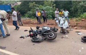 Two dead, 2 injured in bike collision at Bethora Near Ponda