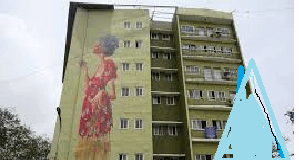 Part of slab on 5th floor collapses at Junta House