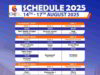 Goa State Film FestivalSchedule 2025