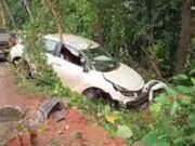 Collem man injured in horrific car crash at Kadamba road yesterday succumbs