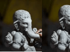 Maharashtra Vehicle transporting 5 PoP Ganesh idols seized at Patradevi