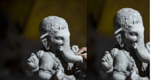 Maharashtra Vehicle transporting 5 PoP Ganesh idols seized at Patradevi