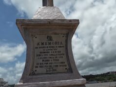 This memorial stands as a testimony to a tragic boat accident that occurred on December 3, 1901