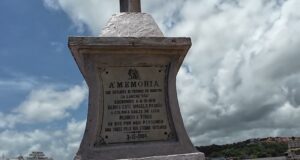 This memorial stands as a testimony to a tragic boat accident that occurred on December 3, 1901