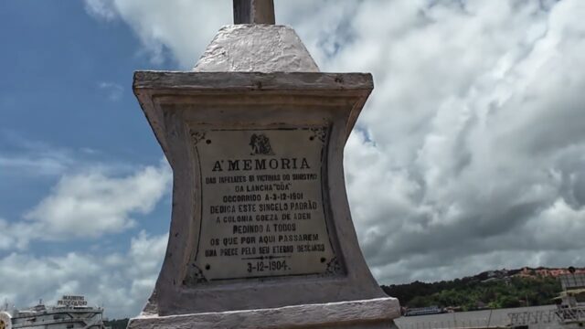 This memorial stands as a testimony to a tragic boat accident that occurred on December 3, 1901