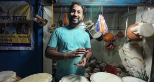 Goan youth continues family business of selling & repairing traditional musical instruments in Borim