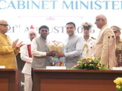 Digambar Kamat & Ramesh Tawadkar Sworn In as Ministers in Sawant Government