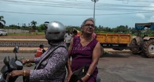 Sub standard road repair work in Taleigao