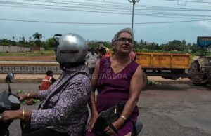 Sub standard road repair work in Taleigao