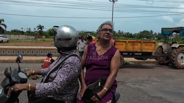 Sub standard road repair work in Taleigao