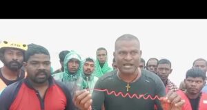 Fisherman Pele with the help of lifeguard rescued 27 fishermen from sinking trawler today morning