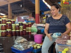 Family-run #homemade #fish and #vegetable #pickle #stall in #Mapusa #Market