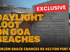 Morjim shack charges exorbitant Rs 462 for pint of Beer