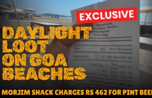 Morjim shack charges exorbitant Rs 462 for pint of Beer