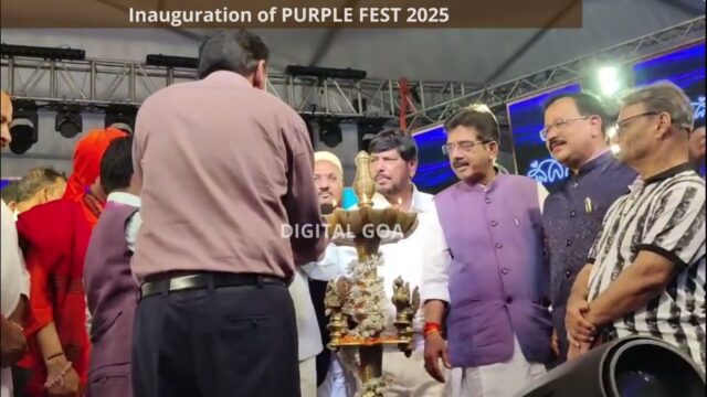 Inauguration of Purple Fest in Panaji