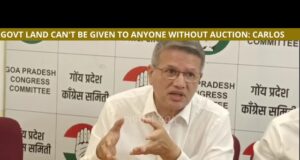GOVT LAND CAN’T BE GIVEN TO ANYONE WITHOUT AUCTION: CARLOS