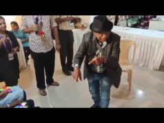 Magic show at purple fest