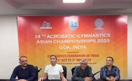14th Acrobatic Gymnastics Asian Championships kicks off at Mapusa