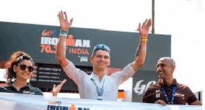 Uzbekistan’s Konstantin Belousov, UK’s Ellie Garrett triumph at Ironman 70.3 Goa 2025